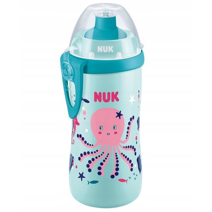 NUK Bidon sportowy JUNIOR CUP, Kameleon, 18 m+, 300ml