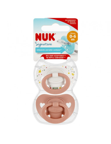 NUK Smoczek uspokajający silikonowy,...