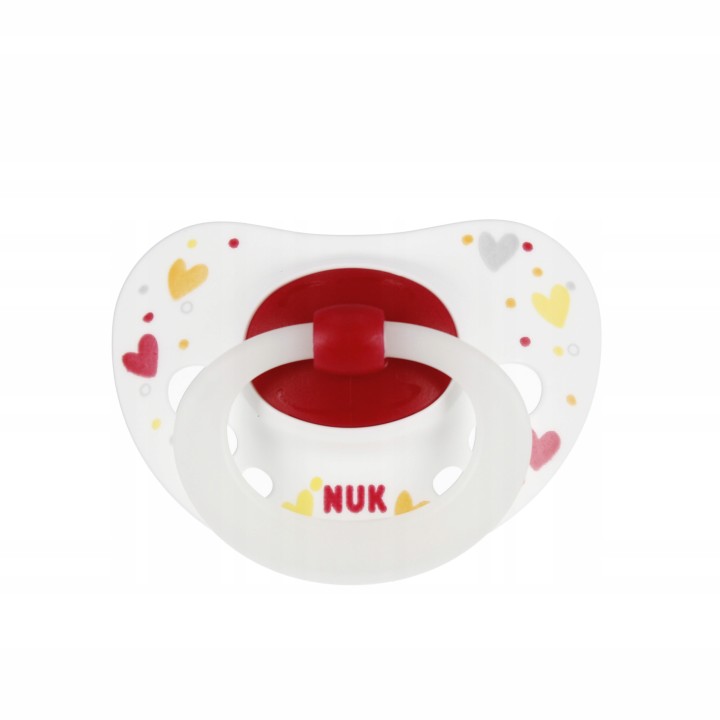 NUK Smoczek uspokajający silikonowy, rozmiar 0-6 m, SIGNATURE, Day&Night, zestaw 2 sztuk