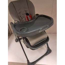 (WYPRZEDAŻ EKSPOZYCJI) KINDERKRAFT, Krzesełko do karmienia TASTEE, SZARE