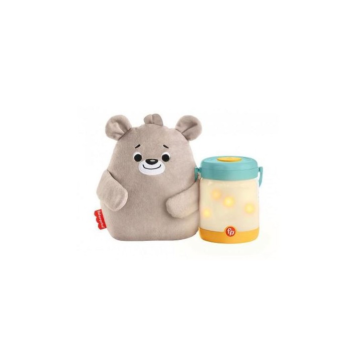 FISHER PRICE Miś uspakajacz ze światałkami 3w1 GRR00