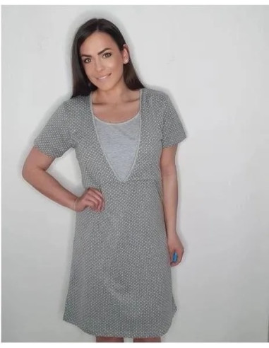 COALA  Koszula ciążowa Lena szara w...