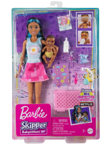 BARBIE Opiekunka Zestaw + Lalka