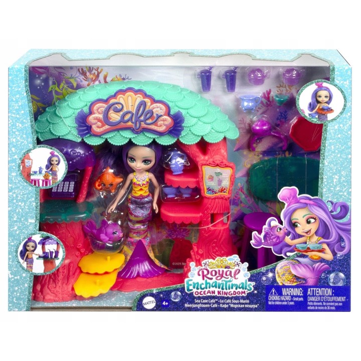ENCHANTIMALS Podwodna kawiarnia Zestaw do zabawy HCF86