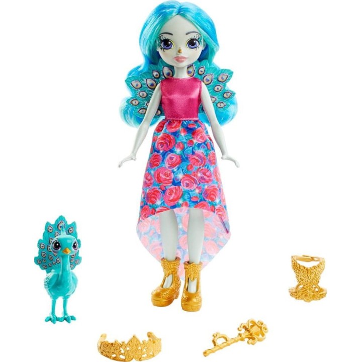 ENCHANTIMALS Lalka Królowa Paradise + paw Rainbow