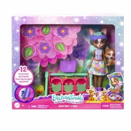 ENCHANTIMALS Laleczka z przyjacielem PIESKIEM + 12 NIESPODZIANEK HLK83