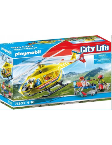 PLAYMOBIL 71203 HELIKOPTER RATUNKOWY