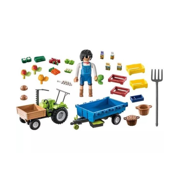 PLAYMOBIL 71249 TRAKTOR Z PRZYCZEPĄ