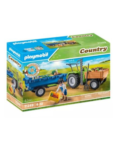 PLAYMOBIL 71249 TRAKTOR Z PRZYCZEPĄ