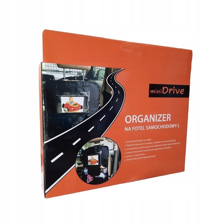 MINIDRIVE Organizer na fotel samochodowy L