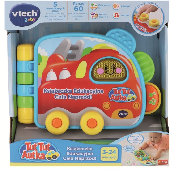 VTECH 60825 KSIĄŻECZKA EDUKA.CAŁA NAPRZÓD