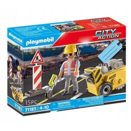 PLAYMOBIL 71185 PRACOWNIK BUDOWLANY Z FREZARKĄ