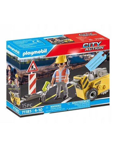 PLAYMOBIL 71185 PRACOWNIK BUDOWLANY Z...