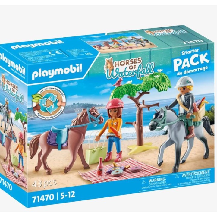 PLAYMOBIL 71470 Wycieczka konna na plażę z Amelia i Bene